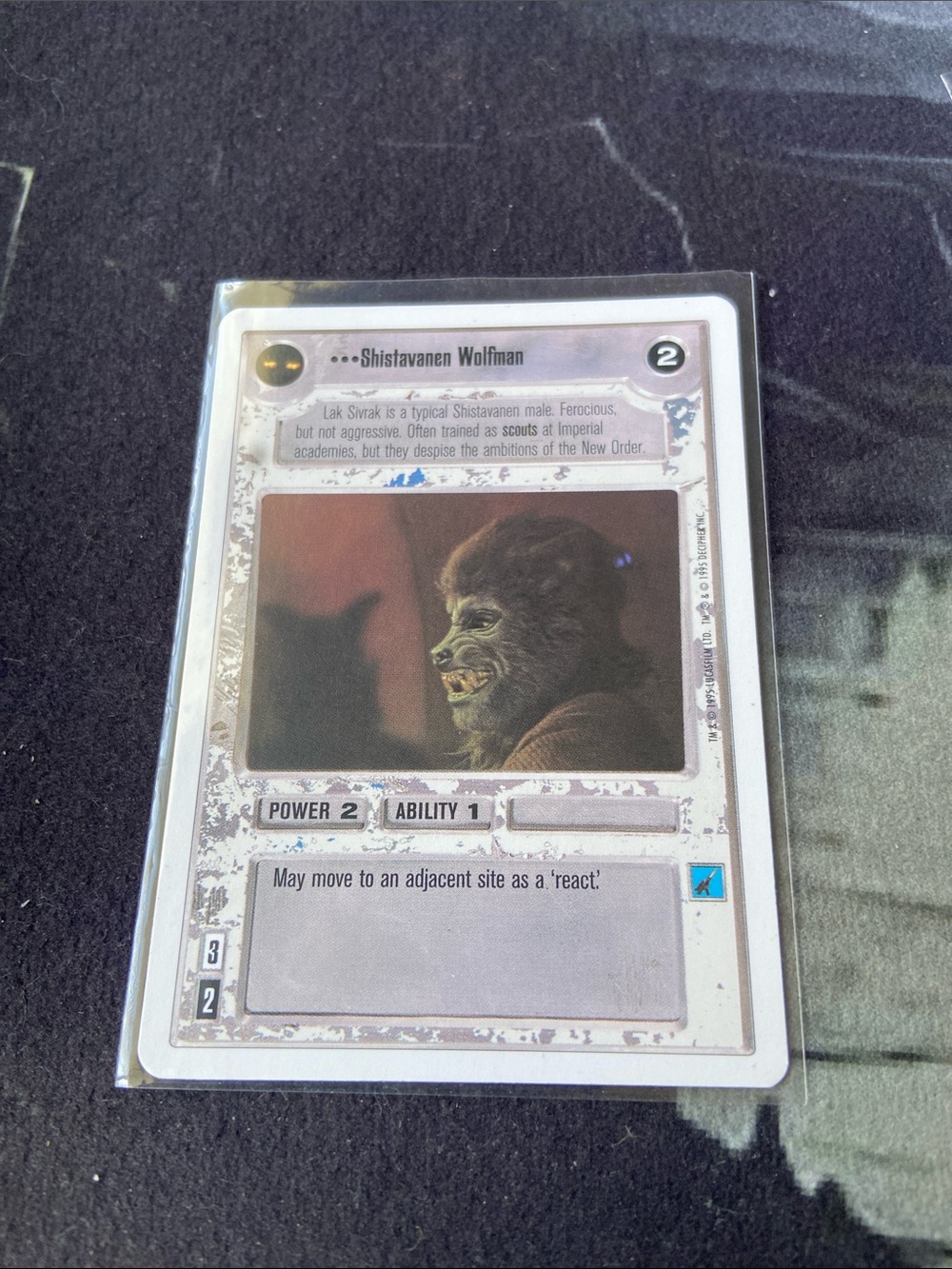Shistavanen Wolfman 1995 Decipher Star Wars Customizable Card Game (SWCCG)